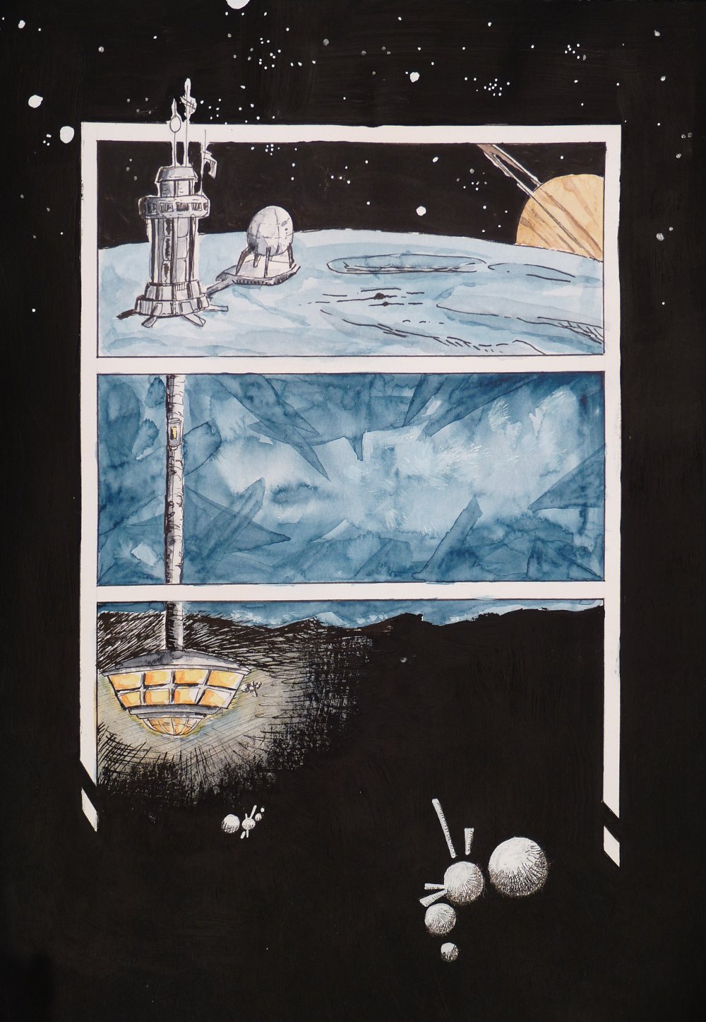 bande dessinée le monde d'Encelade