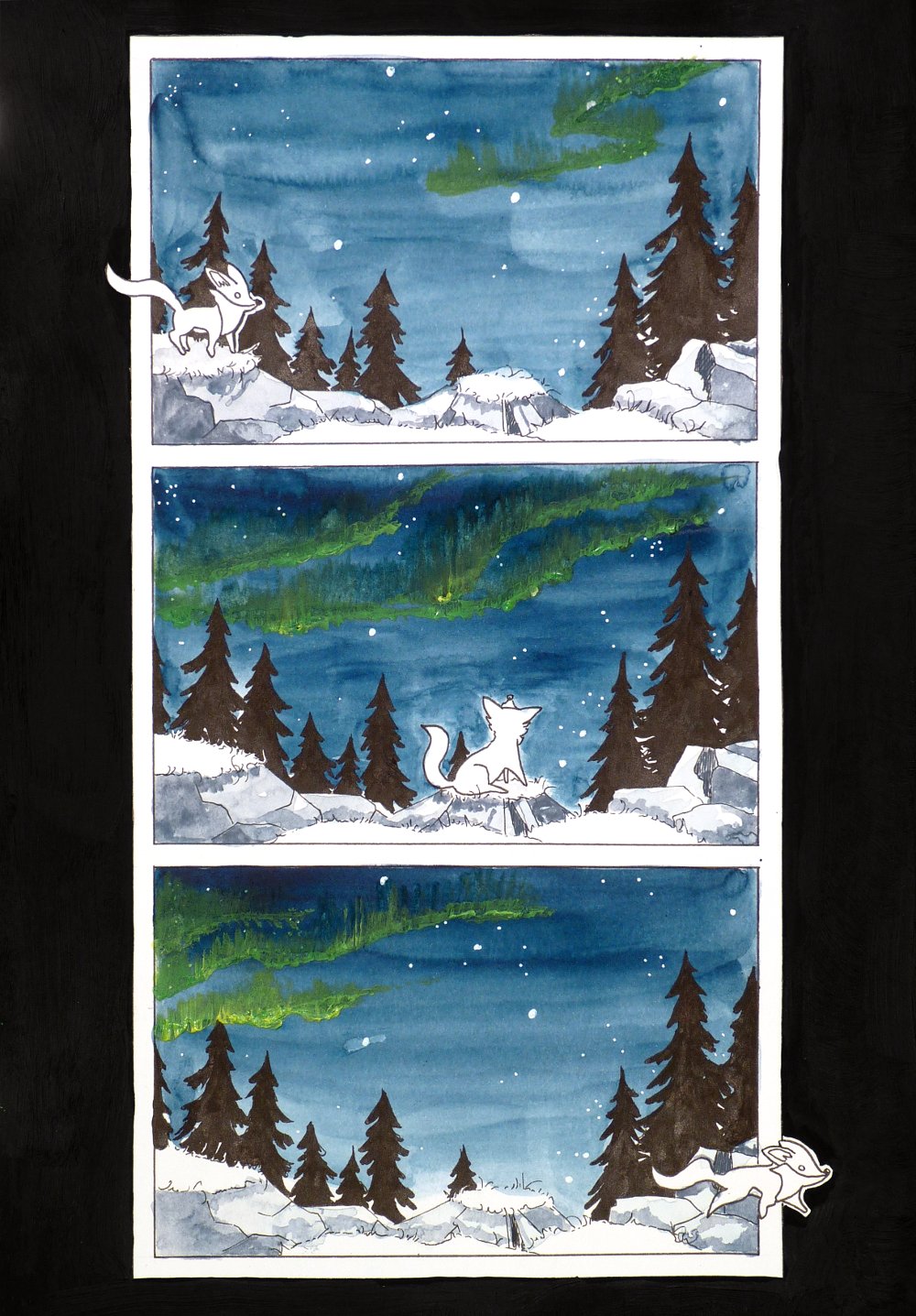bande dessinée aurore boréale