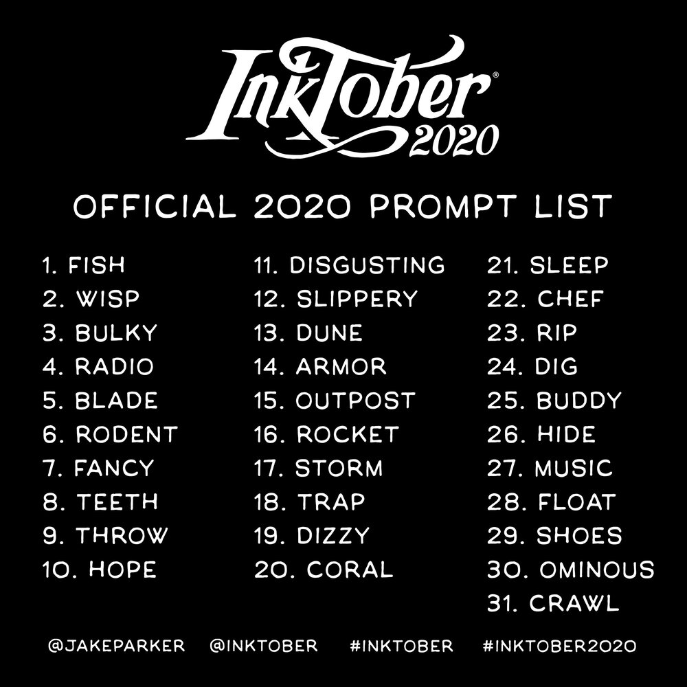 Liste Inktober